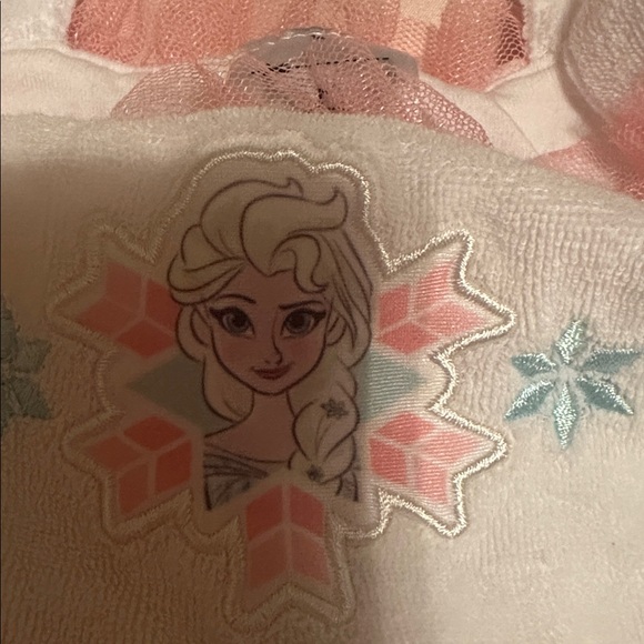 Disney Pink and White Elsa Swim Cover up - Picture 3 of 5